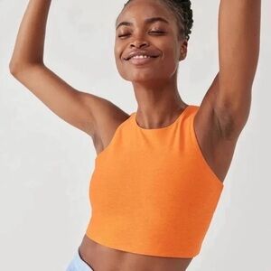 Outdoor Voices Venus Crop Top in Clementine M NEW NWT